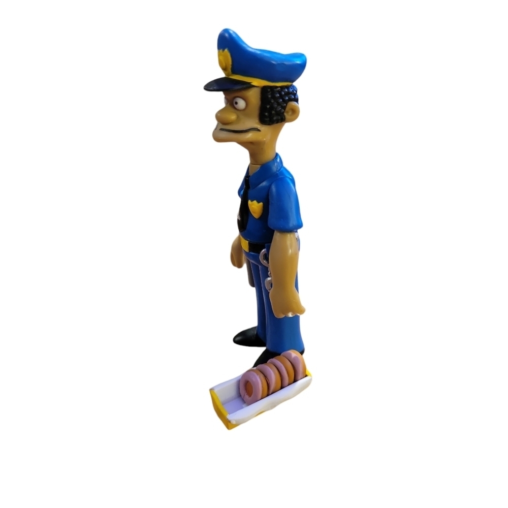 The Simpsons Officer Lou Action Figure Playmates Toys Voice Activation Vintage - Picture 3 of 3